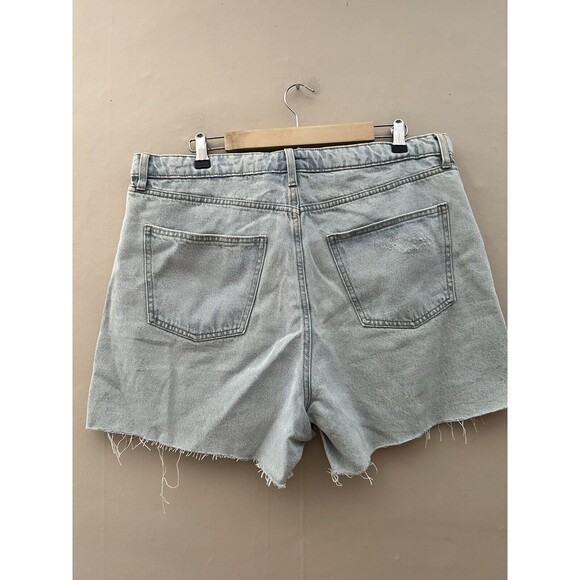 Wild Fable Womens Super High Rise Cutoff Shorts Size 16 Button Fly Mom Short - Picture 2 of 9